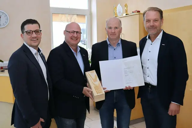 Werner Jost feierte vor drei Jahren mit der Wirtschaftskammer seine Ernennung zum Kommerzialrat. | Foto: Cescutti