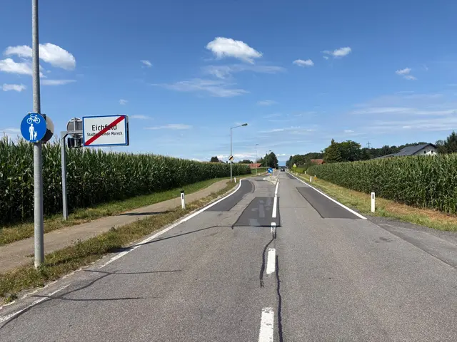 Die L 208 wird zwischen Eichfeld und Oberrakitsch saniert.