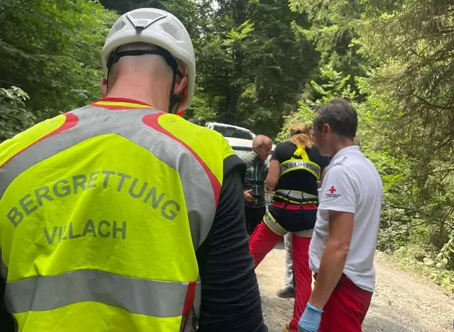 Bild vom Einsatz. | Foto: Bergrettung Villach