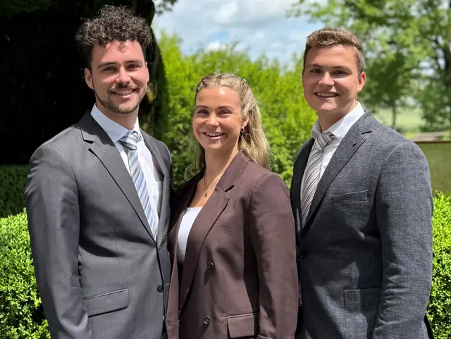 V.l.: Jakob, Magdalena und Simon Silber. | Foto: Privat/Silber