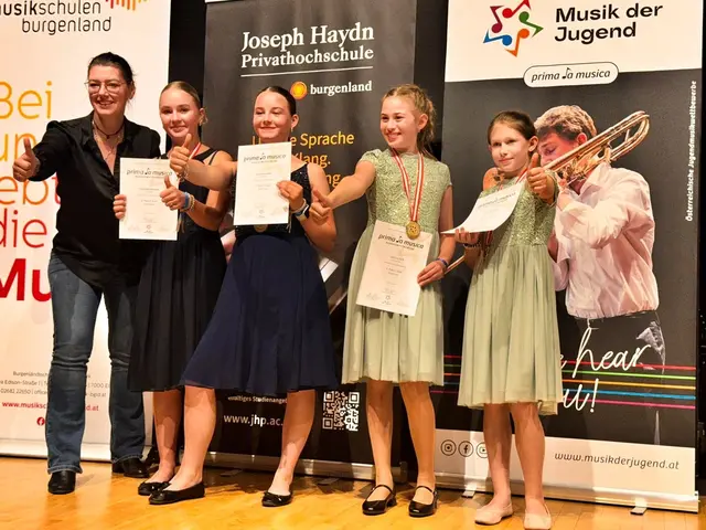 Die Schülerinnen und Schüler der Musikschule Wolfsberg erzielten bei renommierten Musikwettbewerben im In- und Ausland beachtliche Erfolge. Am Bild: Flute Princess - Kathrin Weinberger, Franziska Moravek, Julia Eberhardt, Clarissa Zarfl, Alisa Waschnig (v.l.n.r.) | Foto: Musikschule Wolfsberg