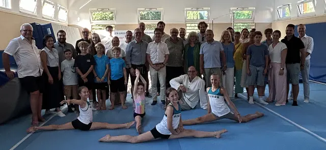 Der Turn- und Sportverein Mondsee feierte mit vielen Gästen die Eröffnung der neuen Halle. | Foto: Turn- und Sportverein Mondsee