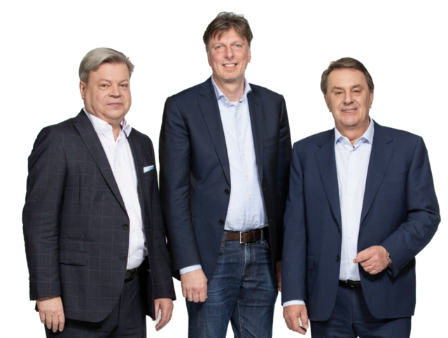 Abgeordneter zum Nationalrat WBNÖ Direktor Harald Servus, Bezirksgruppenobmann in Horn Franz Göd und WKNÖ Präsident WBNÖ Landesgruppenobmann Wolfgang Ecker über die Senkung der Lohnnebenkosten. | Foto: Wirtschaftsbund-Team Horn