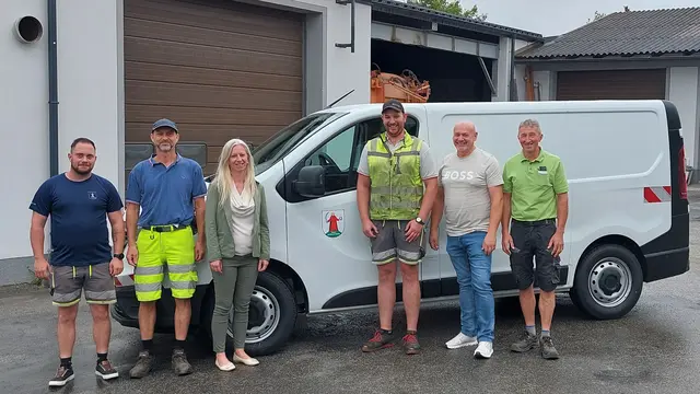 v.l.n.r.: Tobias Fasching, Harald Schnell, Alexandra Weber, Maximilian Zimmermann, Michael Christoph, Franz Kainz | Foto: Stadtgemeinde Heidenreichstein