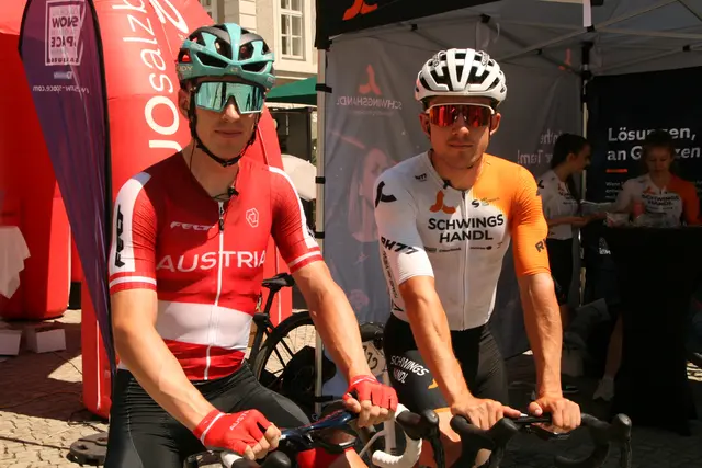 Rainer Kepllinger (li.) und Marvin Hammerschid bei der Ö-Tour. | Foto: Herbert Schöttl