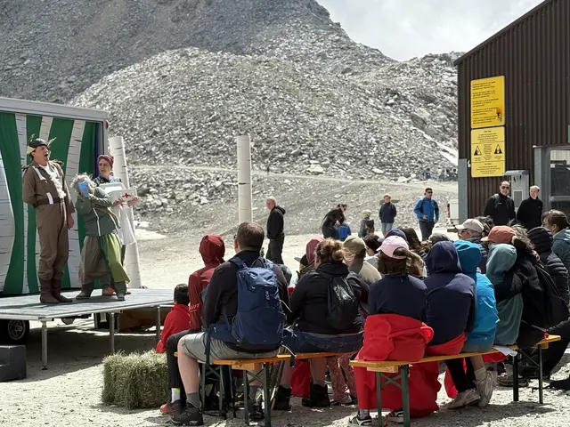 Ein besonderes Kulturerlebnis am Mölltaler Gletscher erlebten die Gäste beim erstmaligen Theater auf 2800 Metern. | Foto: Mölltaler Gletscherbahnen GmbH &amp; Co. KG