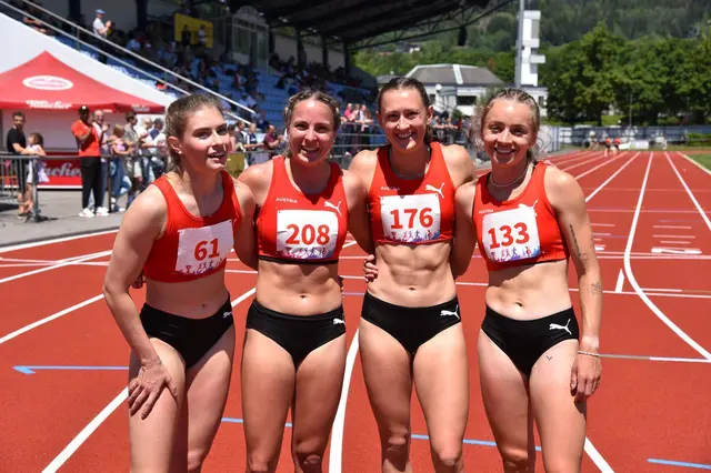 Im Kapfenberger Alpenstadion kämpft die österreichische 4x400 Meter-Damenstaffel um die Teilnahme an den Europameisterschaften in Birmingham. | Foto: Martina Albel