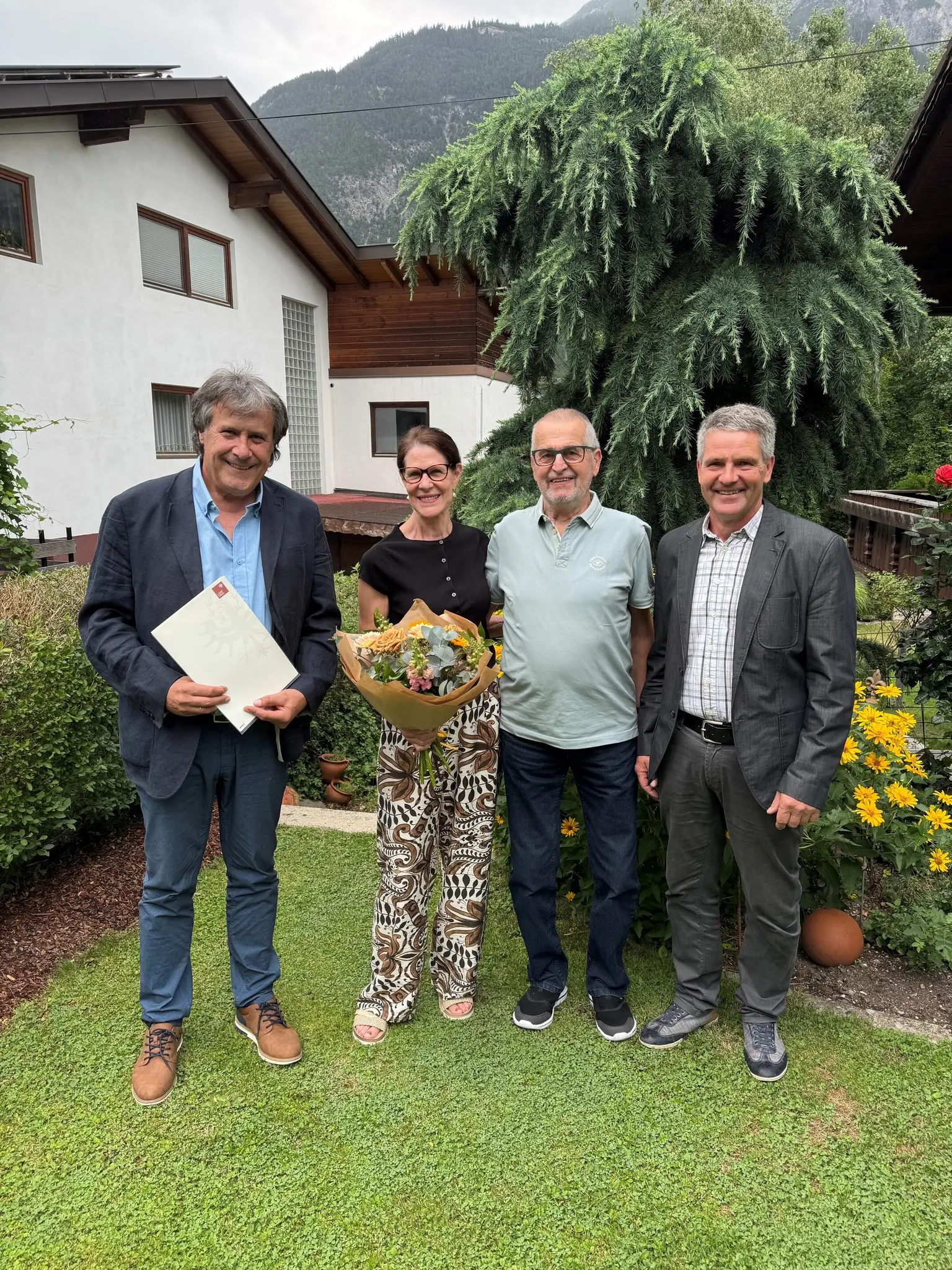 Golden Wedding Anniversary in Roppen: Brigitte and Alois Krabichler ...