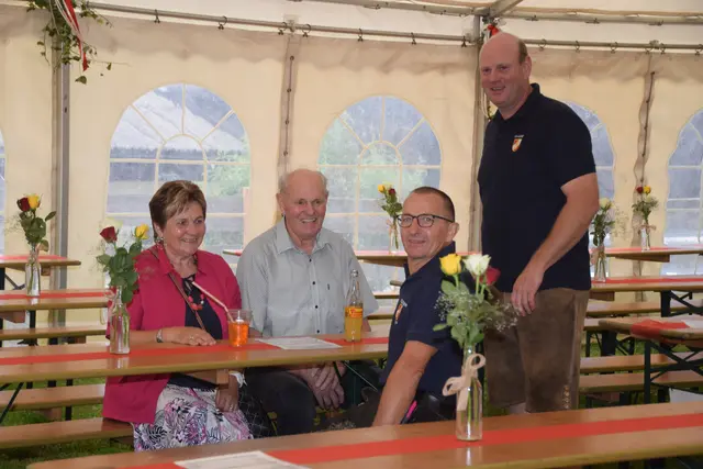 Hilde und Albert Gutschi, Sigi Walzl und Markus Gutschi