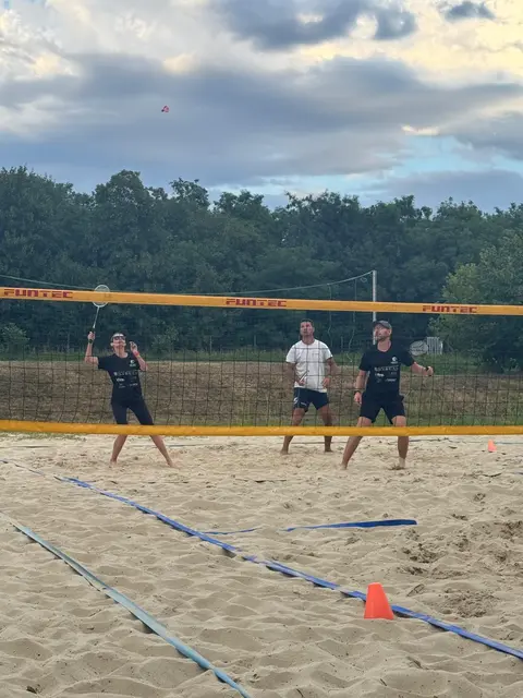 Riegler und Flür im Triple | Foto: Birdies Badminton Union