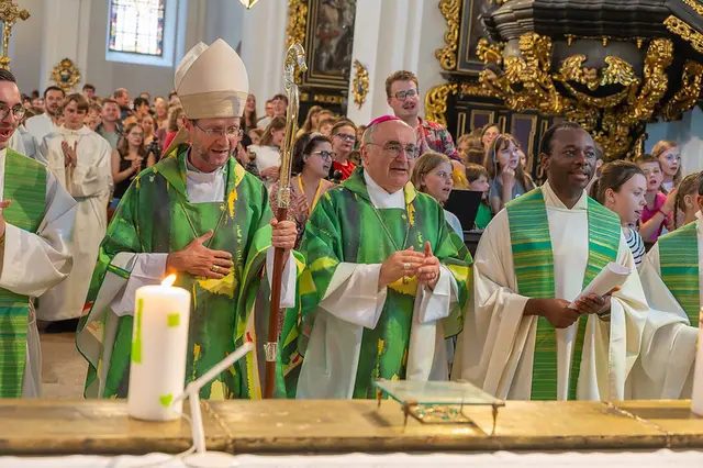 Gottesdienst mit Weihbischof Stephan Turnovszky und Diözesanbischof Wilhelm Krautwaschl. | Foto: KJSÖ / Haijes-Kemetmüller Michaela