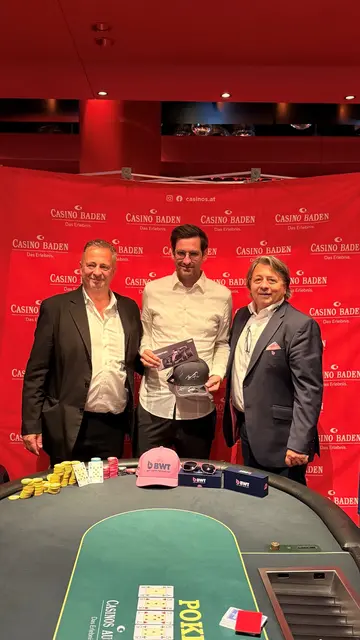 Der Gewinner der Poker Challenge: Andreas Wieser. | Foto: BWT Holding