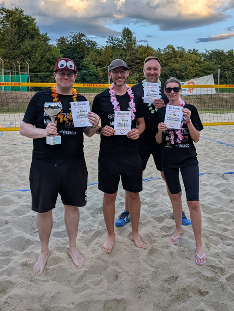 Birdies Ebreichsdorf feiern Doppelsieg. | Foto: Birdies Badminton Union