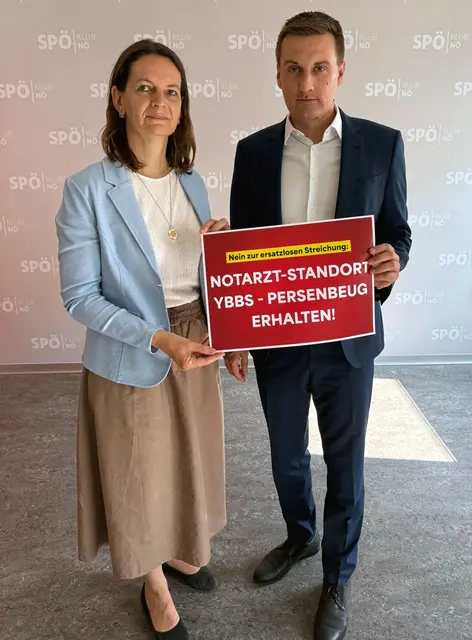 Kerstin Suchan-Mayr und Sven Hergovich | Foto: SPÖ NÖ