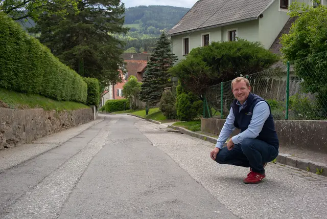 Bgm. Sebastian Paß: Straßensanierung wird wieder aktuell. | Foto: Santrucek