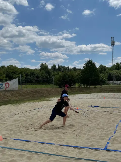 Geiger und Hufnagl | Foto: Birdies Badminton Union