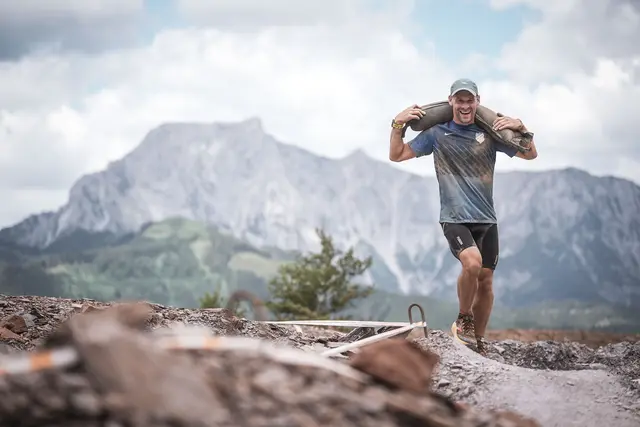 Der Manker Philipp Hebenstreit beim Erzberg-Dirtrun | Foto: Sportograf