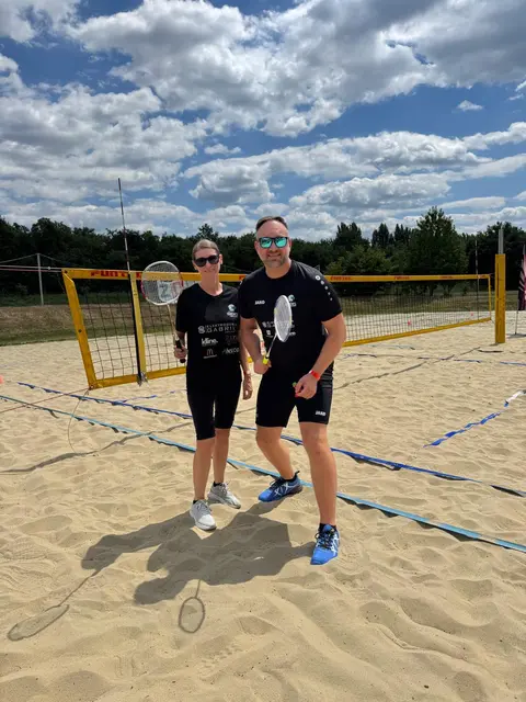 Bronzegewinner Riegler und Goldberg | Foto: Birdies Badminton Union