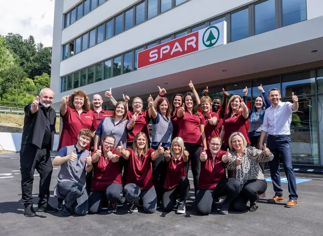 Das Team des neuen Spar-Markts in Grambach | Foto: SPAR/Krug