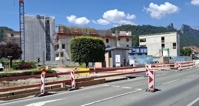 Das Wohnbauprojekt Stadt.Land.Leben wächst in die Höhe. | Foto: Josef Wind