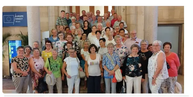 Die Gruppe der Senioren vor der Führung | Foto: Hofstetter Gertrude