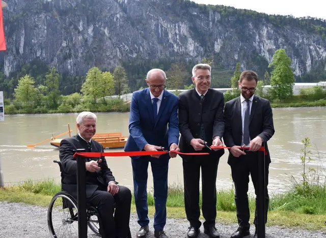 Im Mai 2023 wurde die Innfähre wieder in Betrieb genommen.  | Foto: Barbara Fluckinger