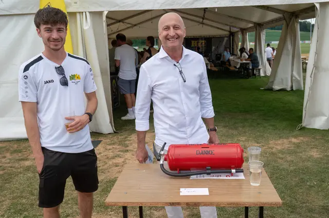 Bürgermeister Roman Jandrisevits (rechts) war selbstverständlich beim Fest mit dabei. | Foto: Rita Sunko