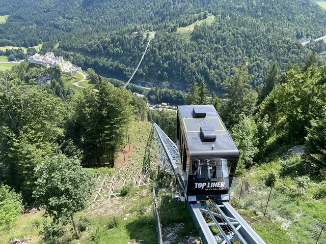 Mit zwei Liften, im Bild der Top Liner, geht es den Berg hinauf und damit mitten hinein in die Burgenwelt Ehrenberg. | Foto: Burgenwelt Ehrenberg