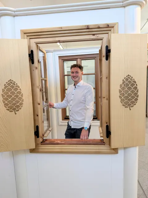 Florian Gruber aus Schardenberg leitet nun die GFS Fenster und Türenwerk GmbH. | Foto: Sageder