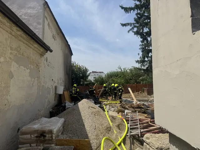 Glücklicherweise wurde der Brand schnell unter Kontrolle gebracht. | Foto: Feuerwehr Mattersburg