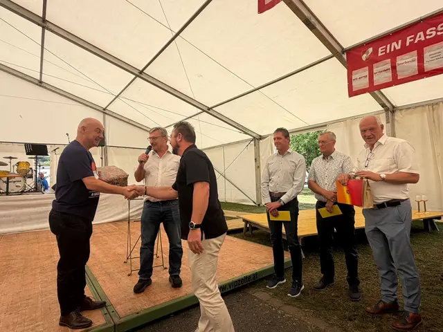 vlnr: Zdravko Gasparic, Franz Pelzmann, Christian Gurdet, Gernot Kremsner, Walter Zloklikovits, Wolfgang Sodl | Foto: BKB