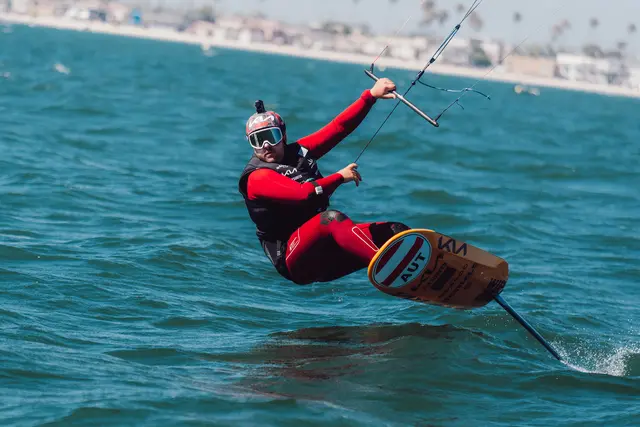 Valentin Bontus erreichte bei der Long Beach Olympic Classes Regatta den zehnten Platz. | Foto: Gabriel Koschier