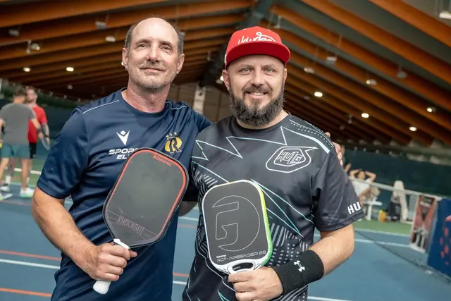 Beim 4. PFA Vienna Pickleball Open im Mai holte sich Michael Wurdits gemeinsam mit Michael Farkas den dritten Platz im Doppel.  | Foto: Pickleball Federation Austria