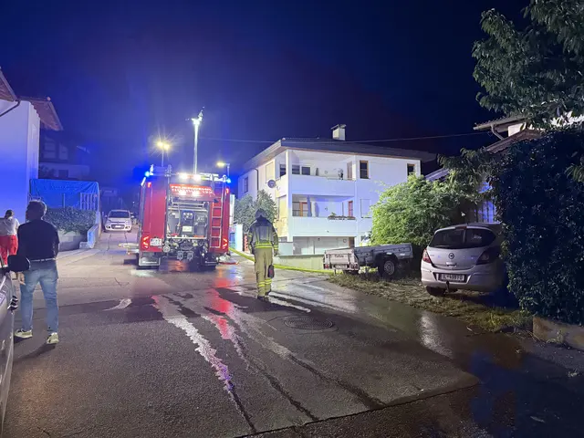 Die Einsatzkräfte rückten sofort aus, um das Feuer unter Kontrolle zu bringen und die Lage zu sichern. | Foto: Zeitungsfoto.at