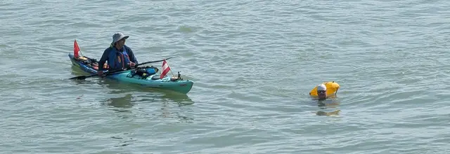  Der Weltrekordversuch auf der Donau führte den Extremsportler Joseph Heß durch den Bezirk Perg. | Foto: Patrick Aichberger