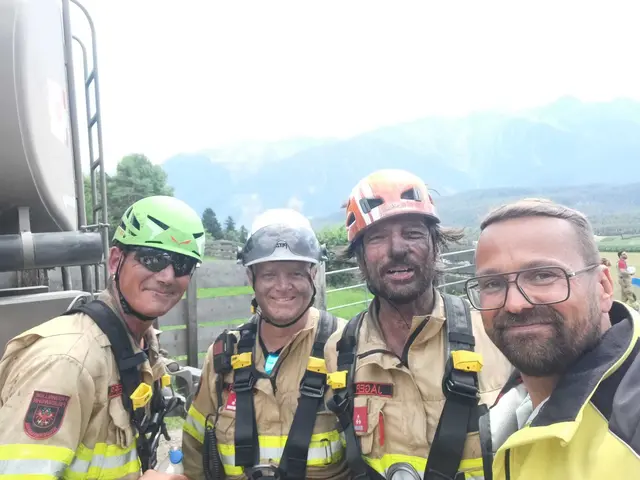 Stolz ist der Wildermieminger Bürgermeister Matthias Fink auf alle Einsatzkräfte: "Ein besonderer Dank gilt der Freiwilligen Feuerwehr Wildermieming!" | Foto: Fink