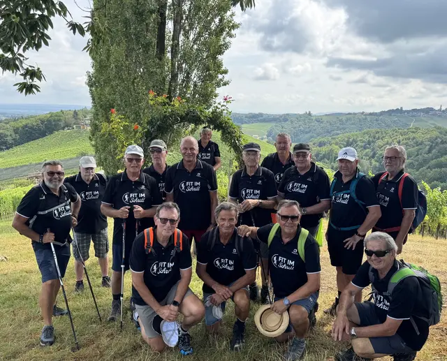 Gemeinsam hat die Wandergruppe "Fit im Schritt" bereits zahlreiche Kilometer heruntergespult und die Schönheit der Südsteiermark erkundet. | Foto: Fit im Schritt