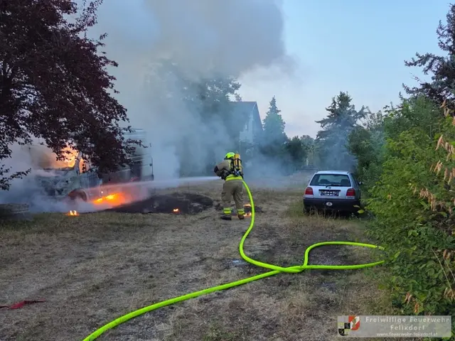 Nach rund eineinhalb Stunden konnten alle Maßnahmen abgeschlossen und der Einsatz beendet werden. | Foto: Freiwillige Feuerwehr Felixdorf