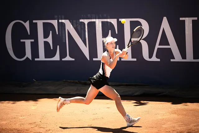 Sinja Kraus im Viertelfinale. | Foto: Mia Knoll