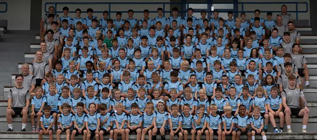 Rund 140 Burschen und Mädchen nahmen beim neunten Fußballcamp der SV Klöcher Bau Oberwart teil. | Foto: SV Oberwart/RHORNMEDIA-Raphael Horn