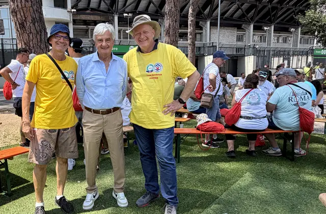 Treffen  mit dem Präsidenten der Stiftung Piaggio (Vespa), Signor Riccardo Costagliola | Foto: AVG Filmproduktion