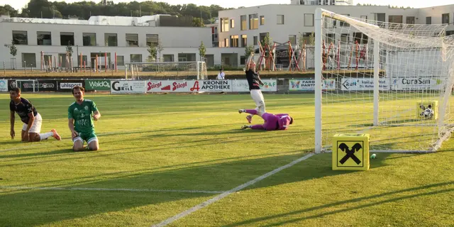 SV Oberwart ging durch Nermin Bajraktarevic mit 1:0 in Führung (19.). | Foto: Peter Seper