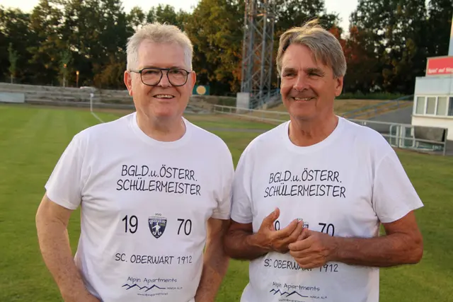 Karl Halper (2) und Gerhard Ochsenhofer schossen SK Rapid 3 Tore und sorgten für ein spannendes Elferschießen. | Foto: Peter Seper