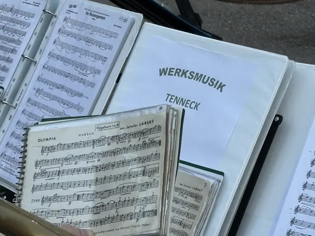 Unterlagen der Werksmusik Tenneck | Foto: Christian Amtmann