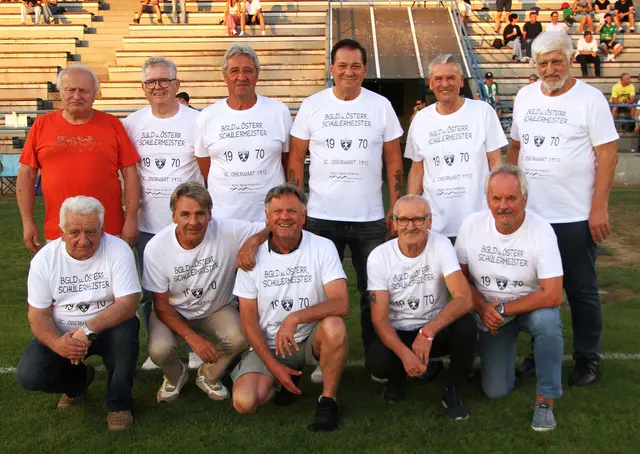 Das Meisterteam 1970 stehend von links: Alfred Kirnbauer, Karl Halper, Gustav Benedek, Walter Horwath, Werner Gilschwert, Wolfgang Seper
(vorne) Gerhard Fasching, Gerhard Ochsenhofer, Walter Pongratz, Karl Benkö und Peter Böcskör. | Foto: Peter Seper