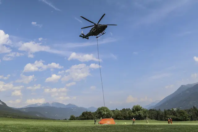 Einsatz in Wildermieming | Foto: Bundesheer/Martin Hörl