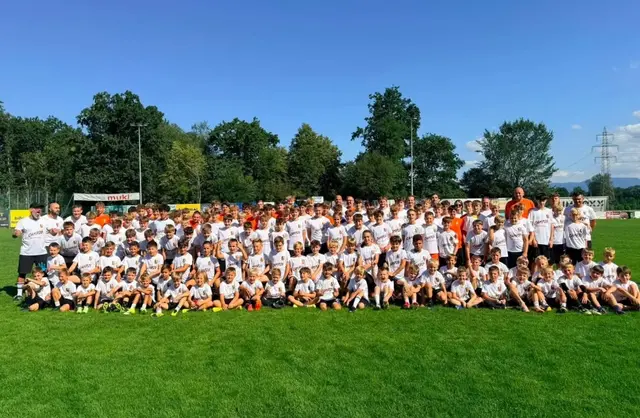130 Kinder und 18 Trainerinnen und Trainer verbrachten wieder eine gelungene SV Gössendorf-JAZ Sommerwoche. | Foto: SV Gössendorf JAZ