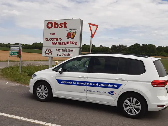 Auf dem Weg zum Obstbaubetrieb Plemenschits in Klostermarienberg. | Foto: AMS