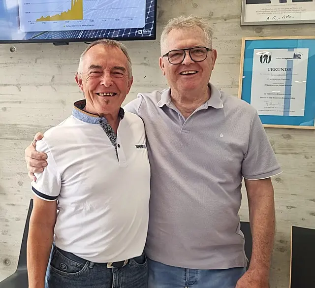 Ernst Gyaki und Karl Halper | Foto: Peter Böcskör