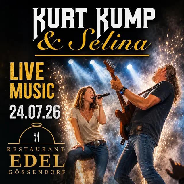 Für die Live-Musik sorgt das Duo Kurt Kump &amp; Selina bekannt für stimmungsvolle Interpretationen von Austropop bis Country.